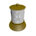 ΗΛΕΚΤΡΙΚΟ ΚΑΝΤΗΛΙ ΜΕ ΤΗΝ ΑΓΙΑ ΑΓΛΑΪΑ ΧΡΥΣΟ